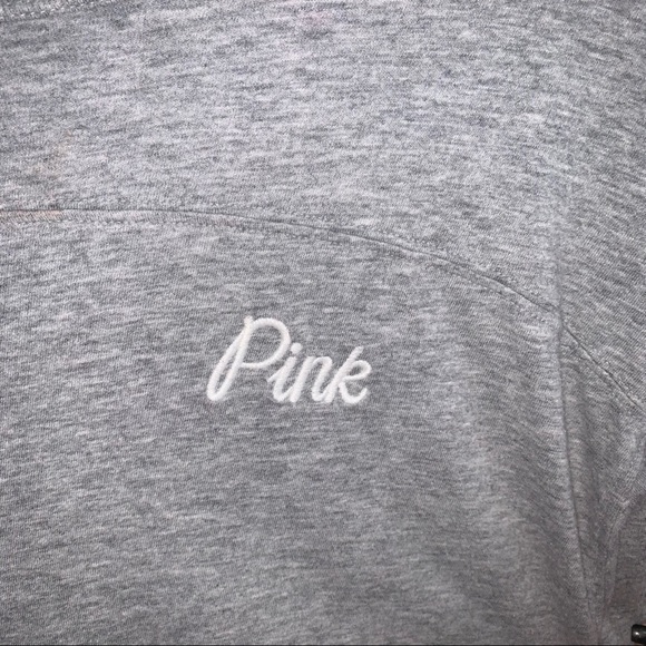 Pink, Victoria Secret Gray shirt XS/TP - Picture 2 of 4